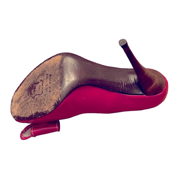 Stuart Weitzman Bow Heels Hot Pink - Picture 5 of 7